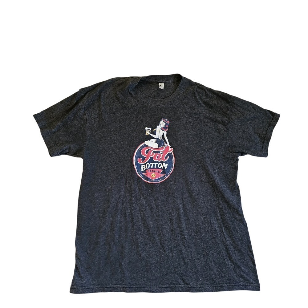 American‎ Apparel Fat Bottom Brewing Graphic Tee Beer XL